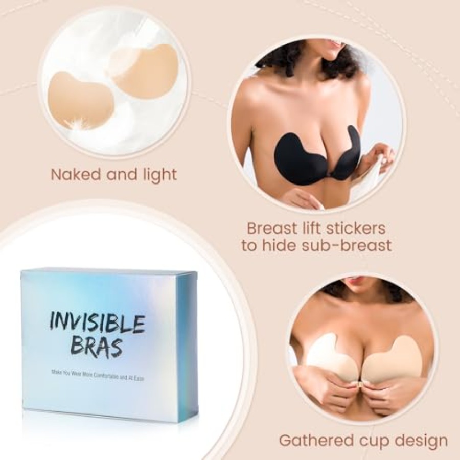 Sticky Bra Backless Adhesive S - Push Up Bra Silicone 评论和价格