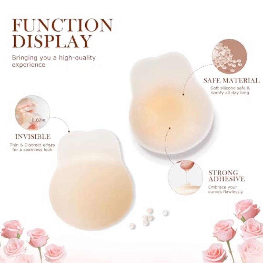 Zacca Sticky Bra for Women, Ad - Push Up Bra Silicone 评论和价格