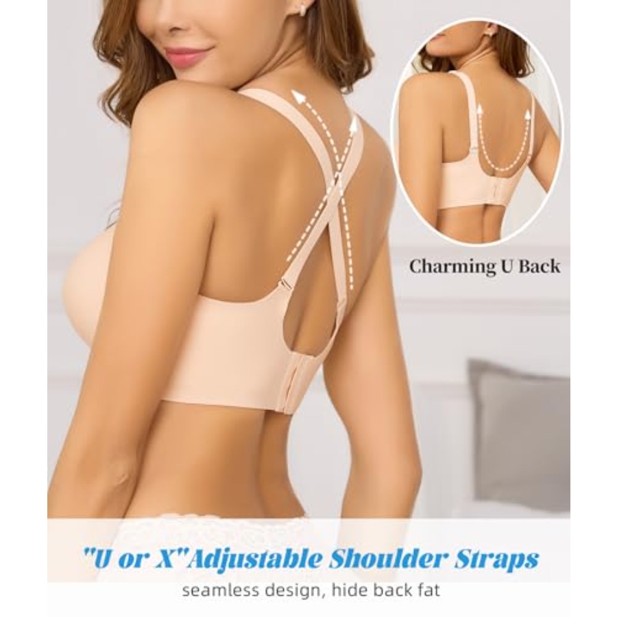 Women Wireless Seamless Bra -  - Full Coverage Bra 评论和价格