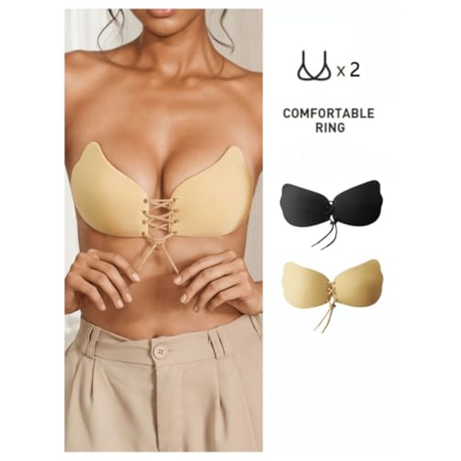 SHENHE Women's 2 Pack Front Cl - Push Up Bra Silicone 评论和价格