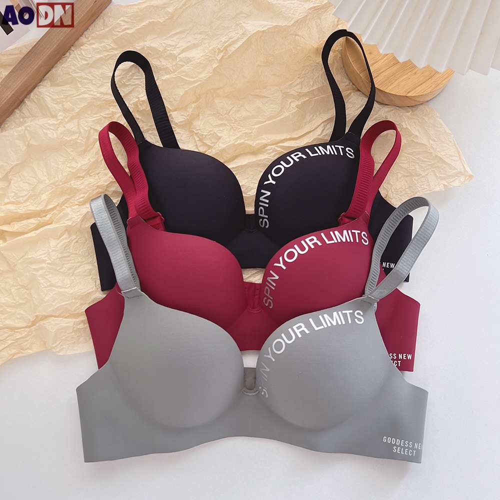 Simplicity Letters Printed Bra - Cotton Bra Everyday 评论和价格
